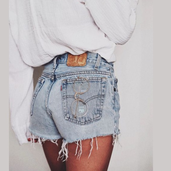 Levi's Pants - Vintage Acid Wash Levi 501 Denim Shorts